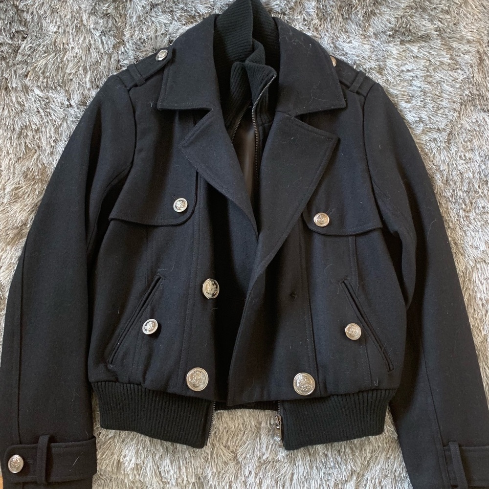 Crop Pea Coat